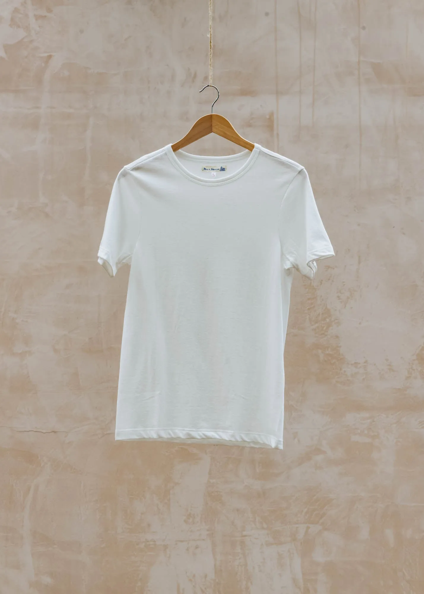 1950s Loopwheeled T-Shirt in White