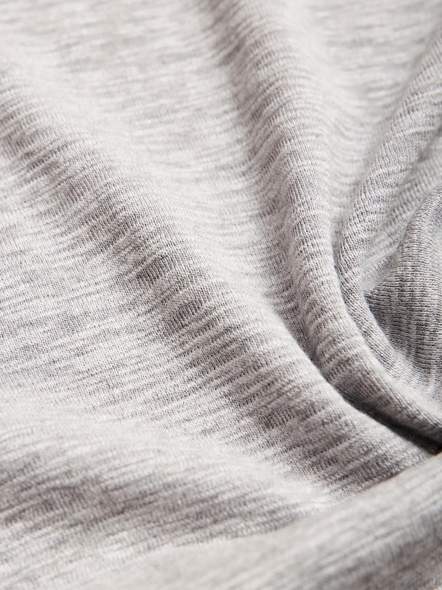 1x1 Slub T-Shirt in Heather Grey