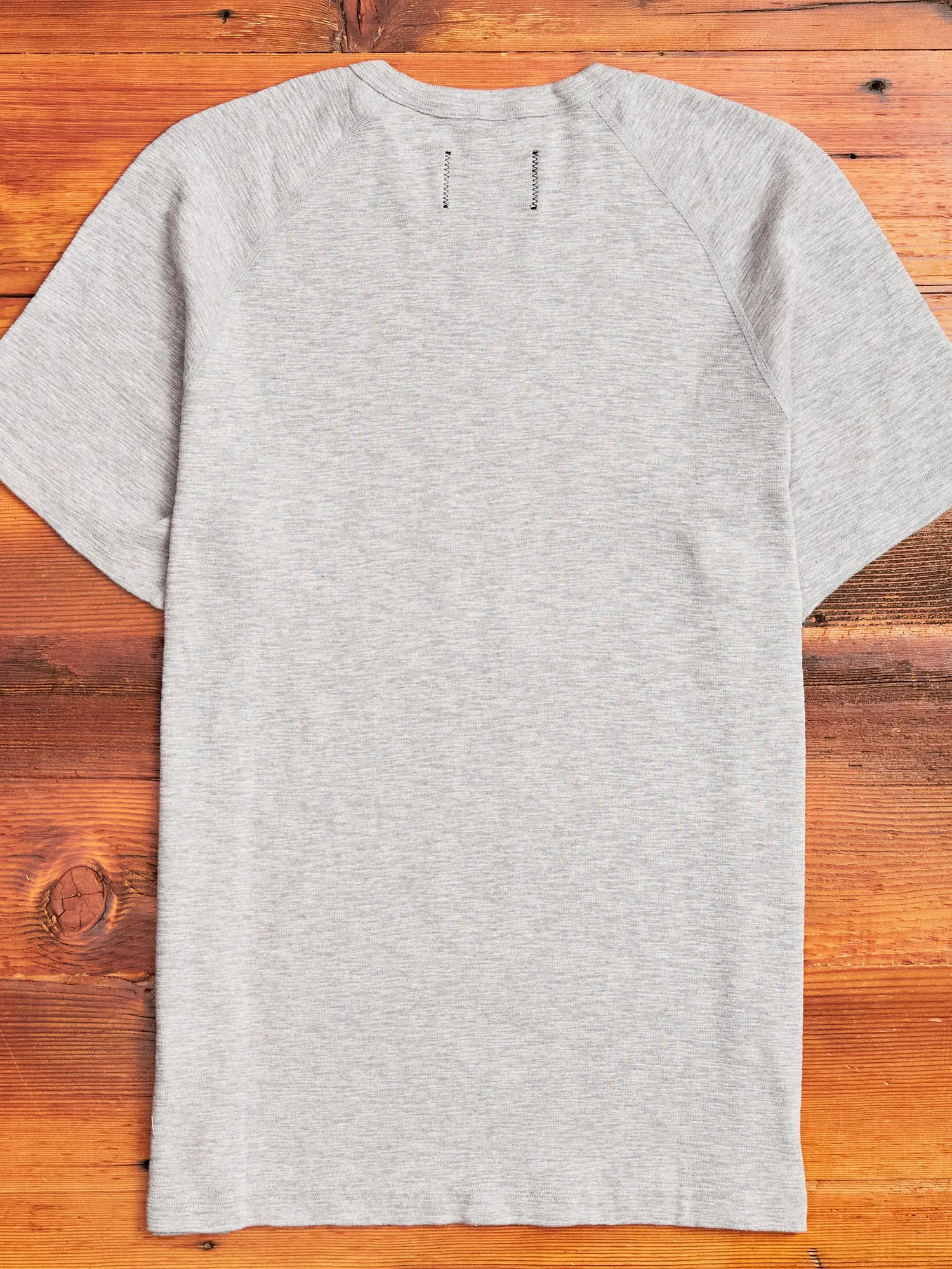 1x1 Slub T-Shirt in Heather Grey