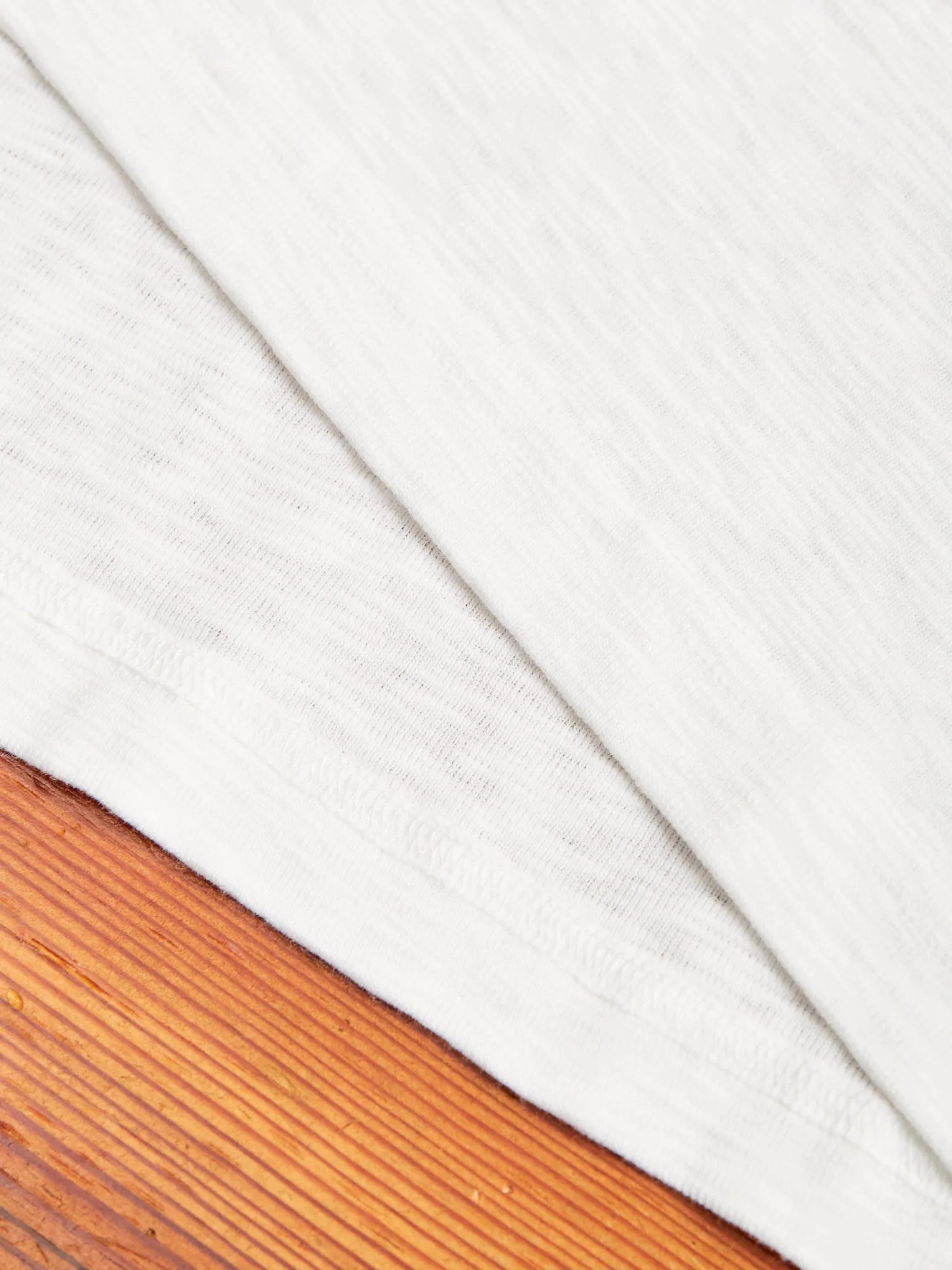 1x1 Slub T-Shirt in White