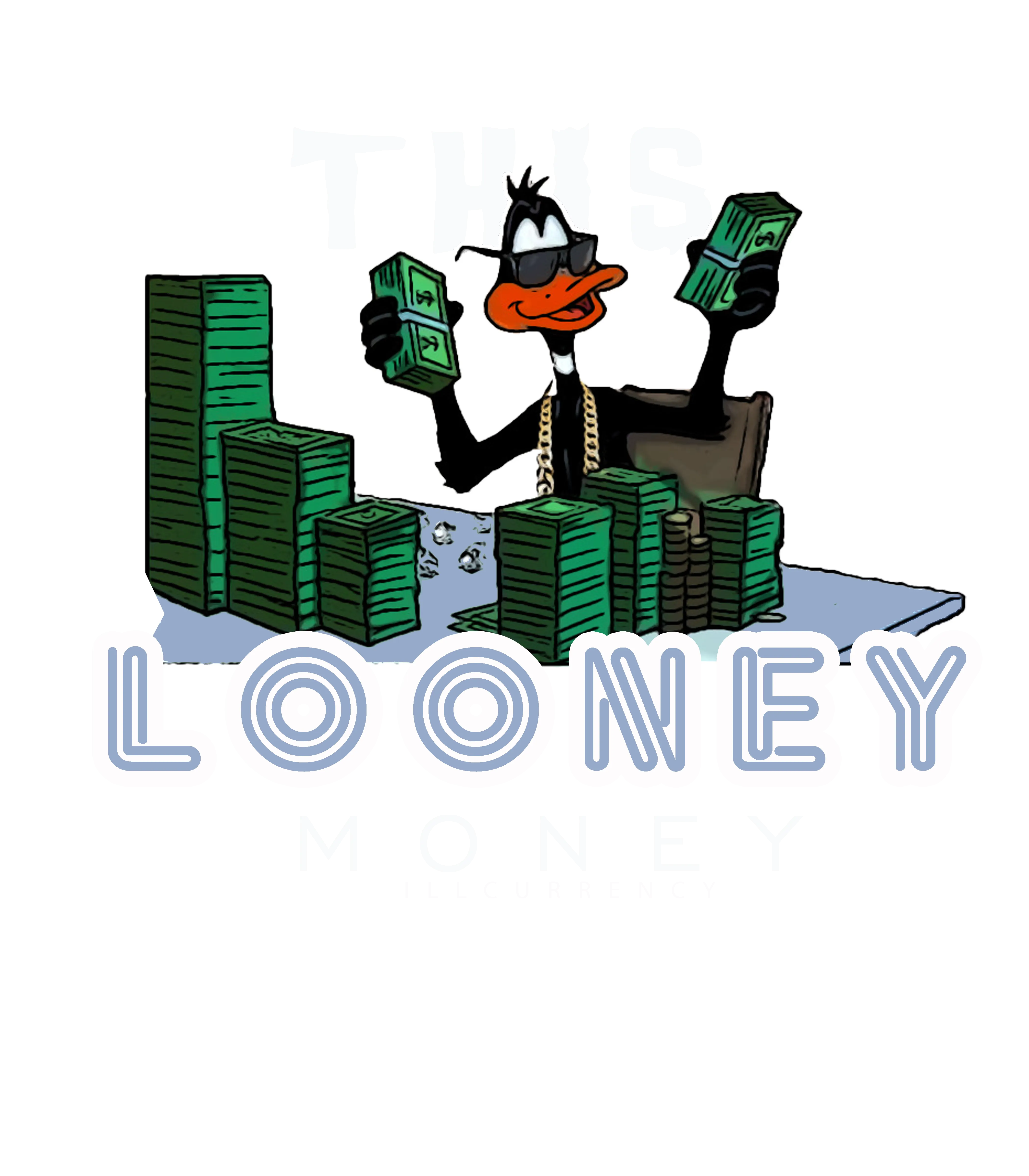 Air Jordan 6 “Cool Grey” Grey T-Shirt (Looney Money)