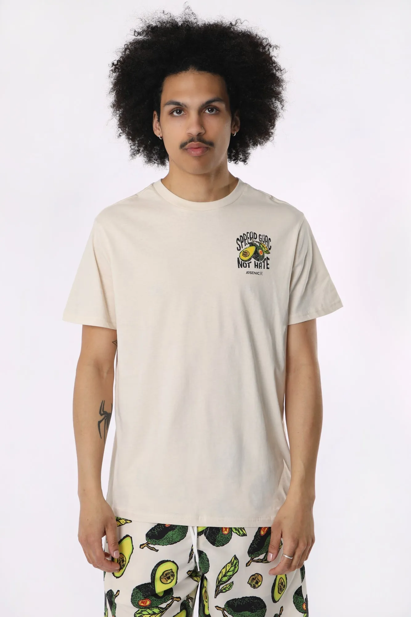 Arsenic Mens Spread Guac Not Hate T-Shirt