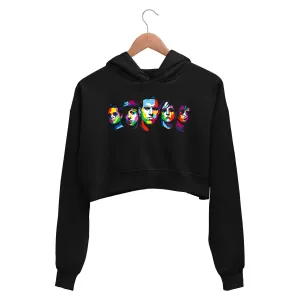 Avenged Sevenfold Crop Hoodie - Pop Art