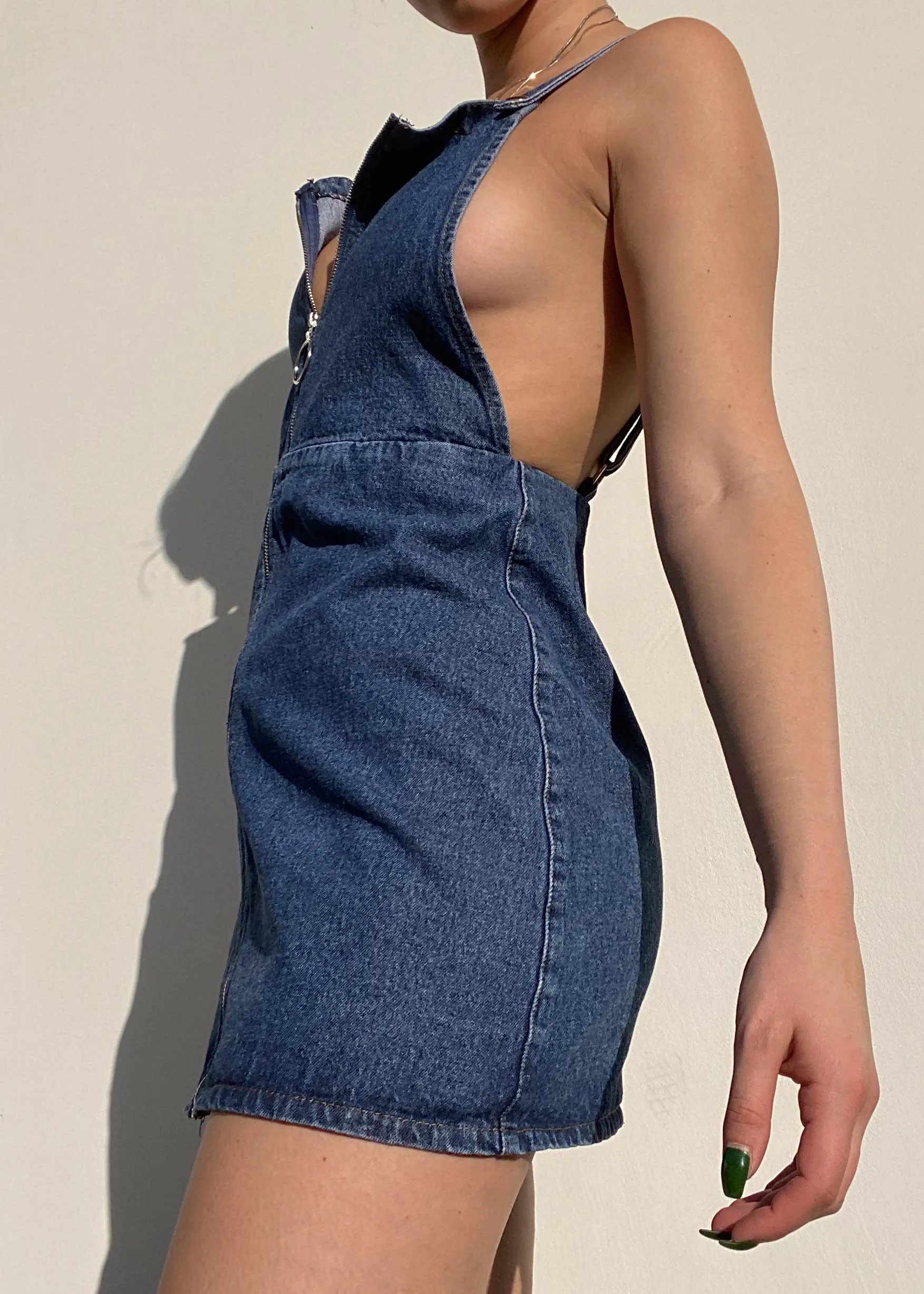 BDG Denim Zip Dress (XS)