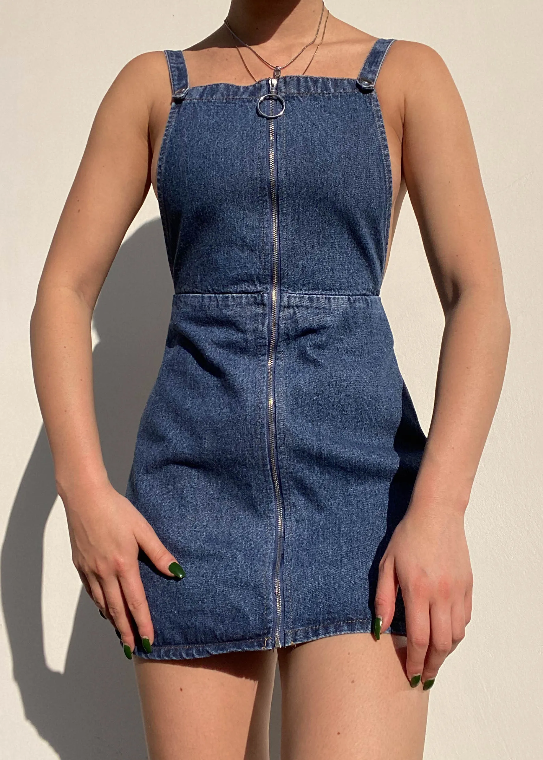 BDG Denim Zip Dress (XS)