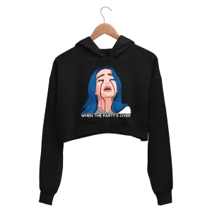 Billie Eilish Crop Hoodie - When the Party's Over