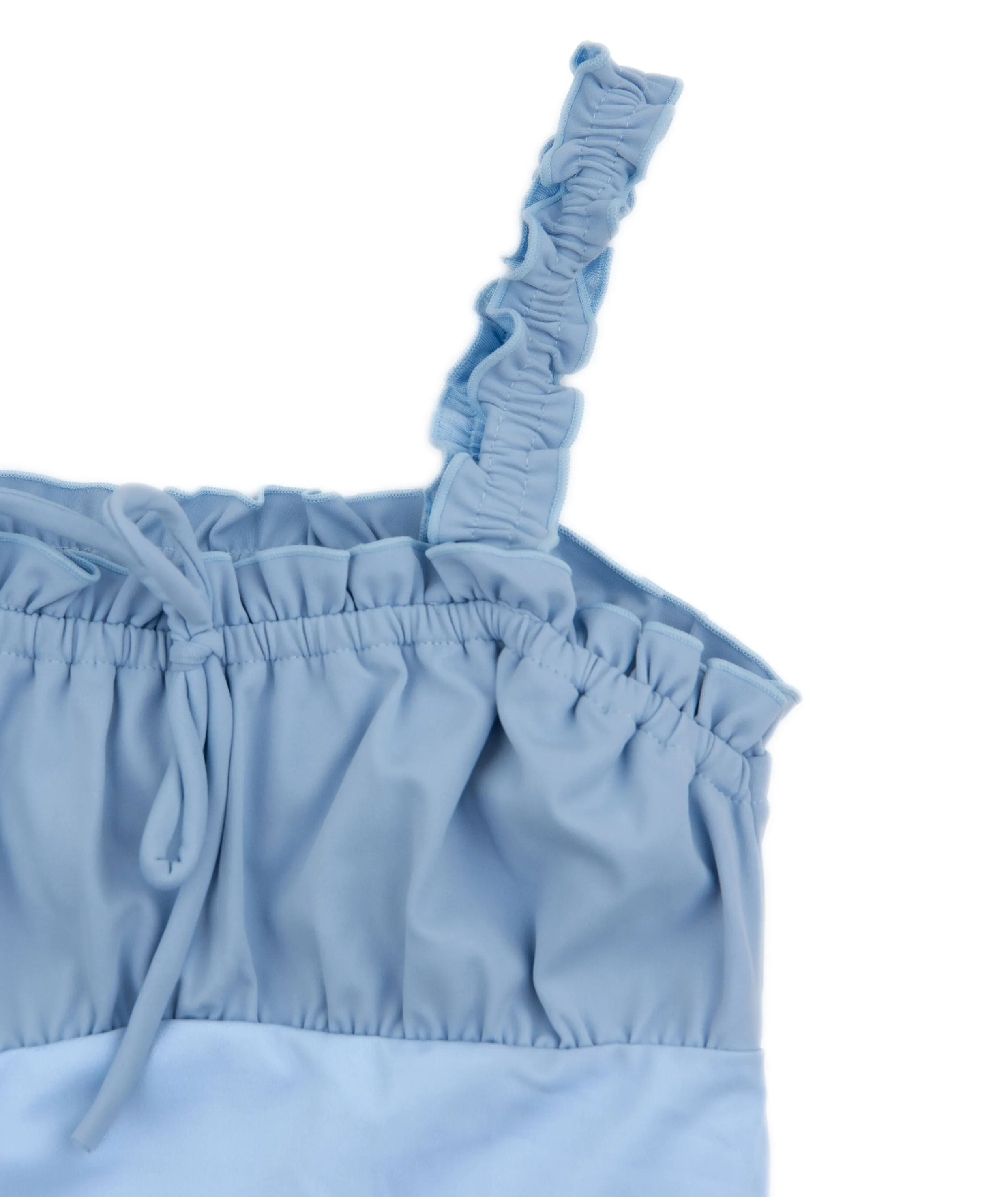 FBZ Girls Lycra Ruffle Tank