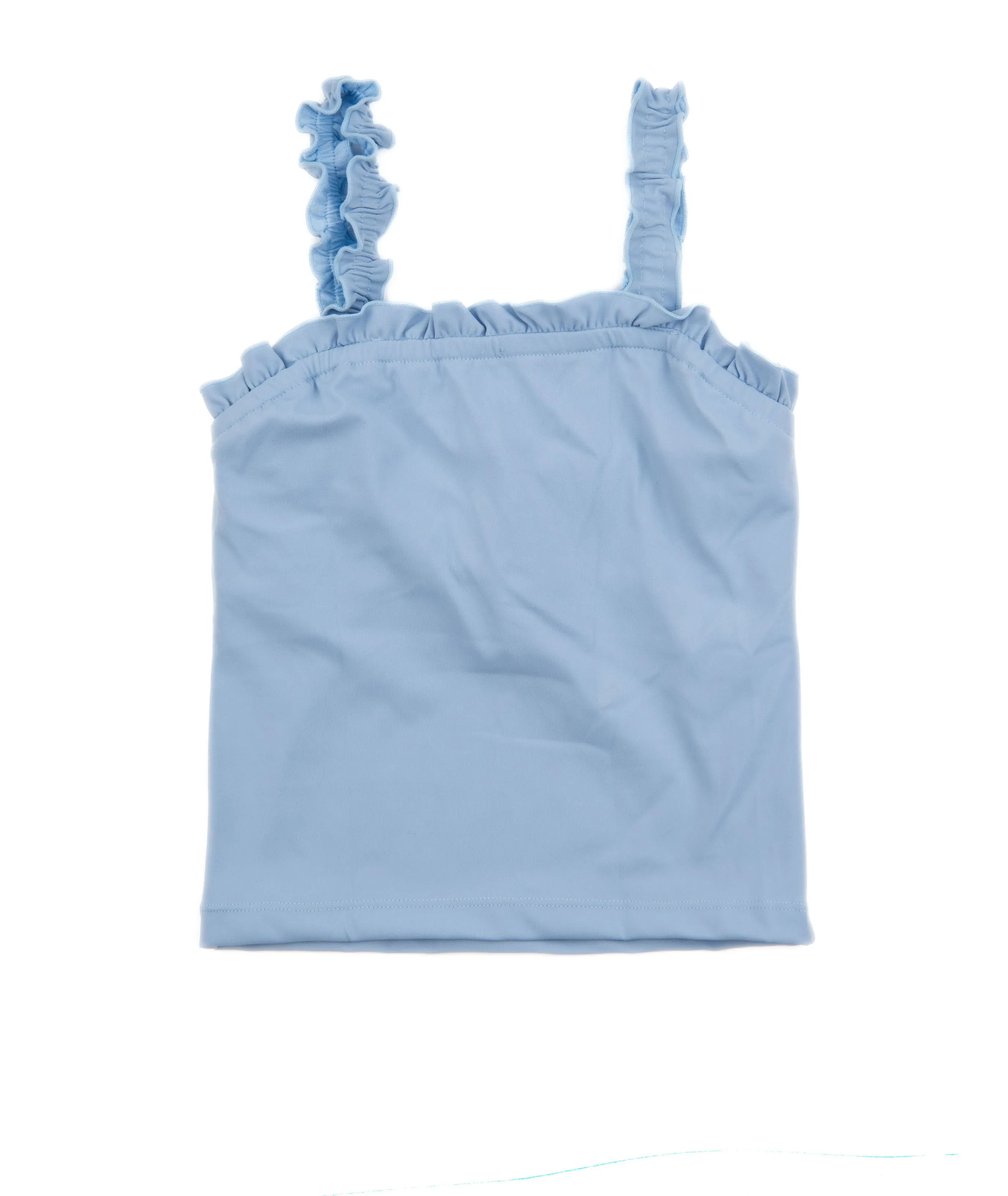 FBZ Girls Lycra Ruffle Tank