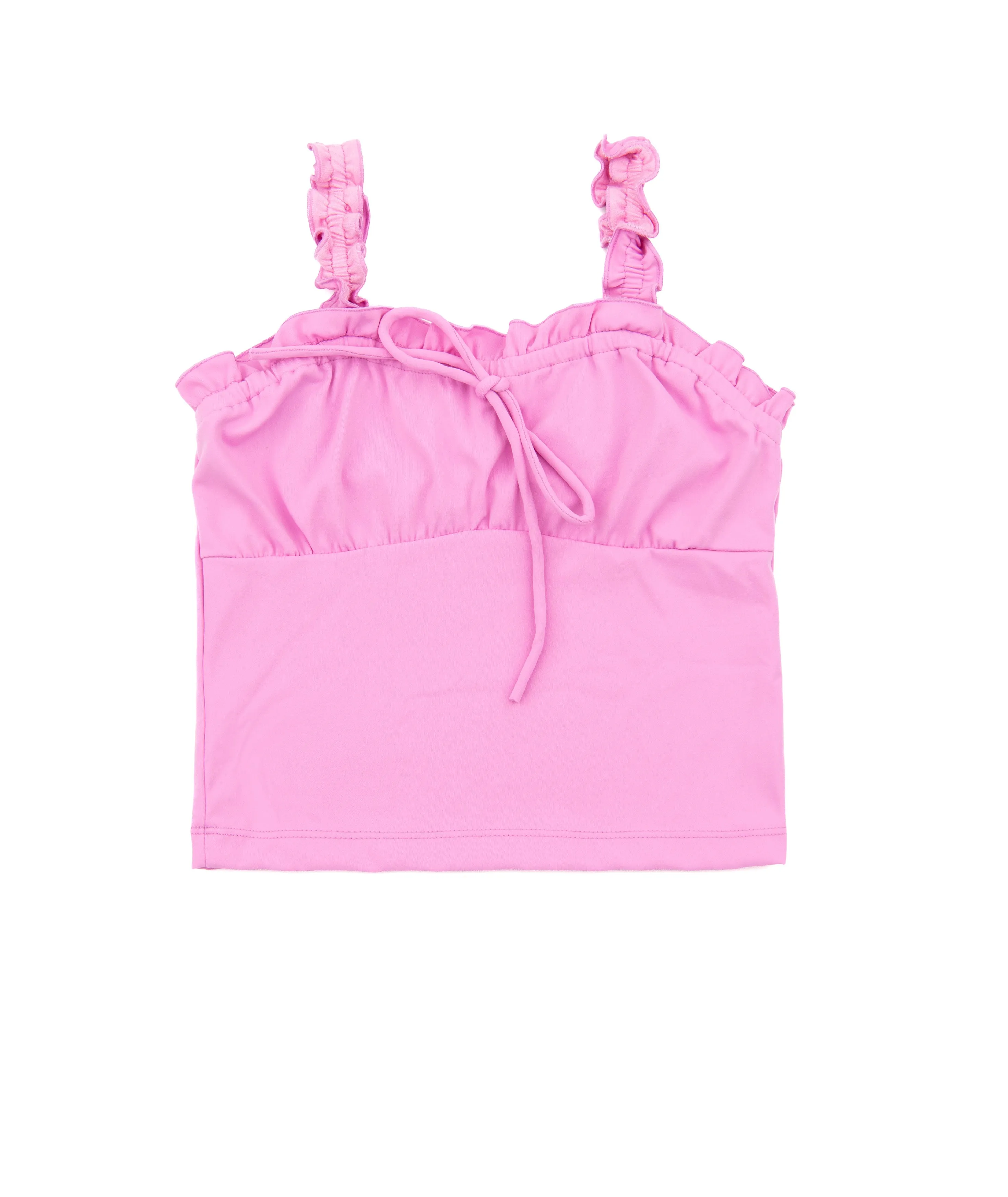 FBZ Girls Lycra Ruffle Tank