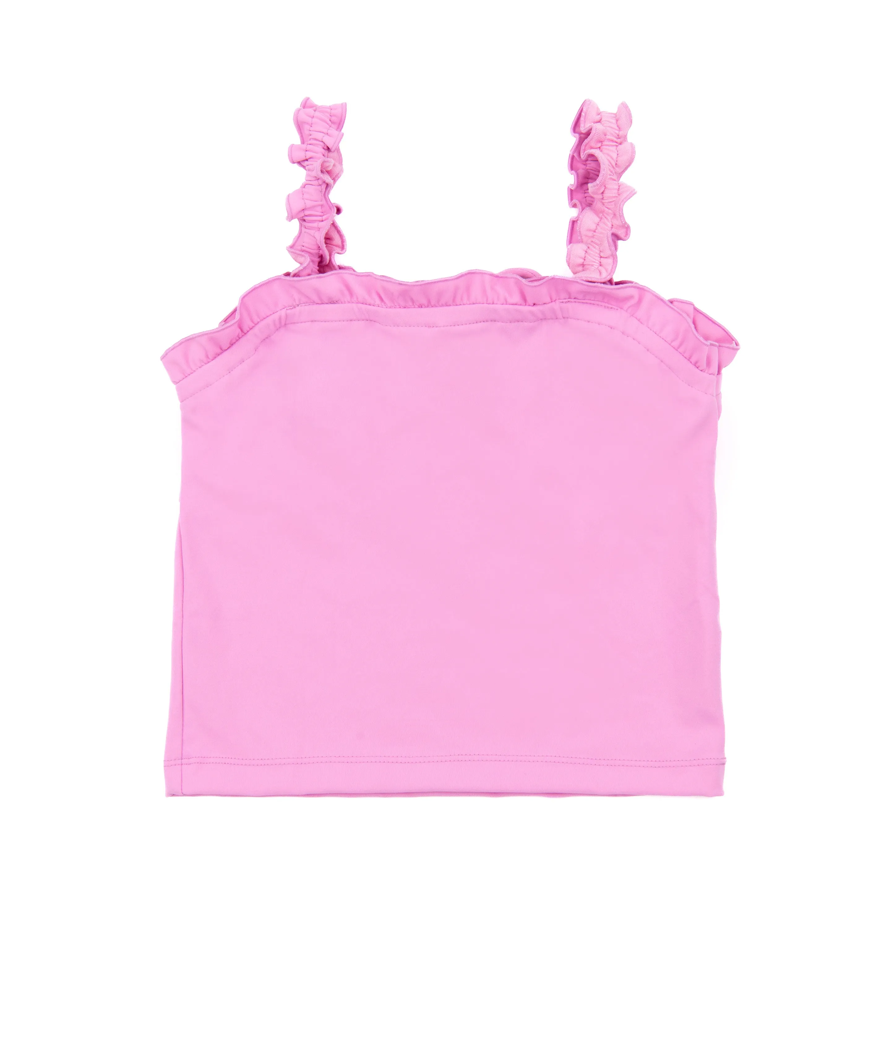 FBZ Girls Lycra Ruffle Tank