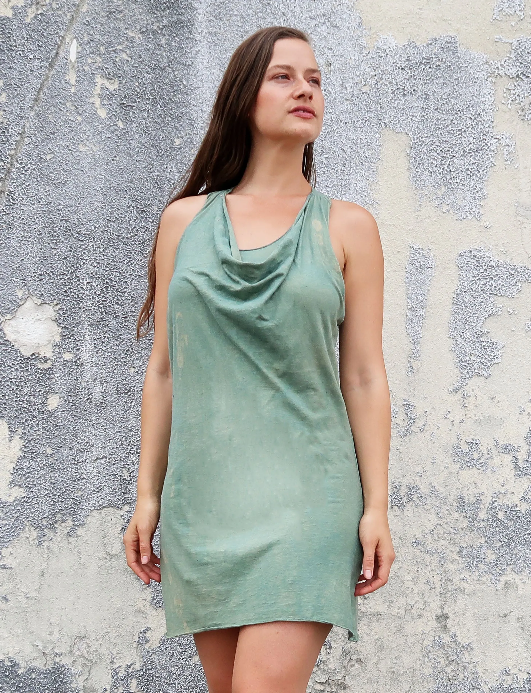 Float Neck Racerback Built in Bra Simplicity Tunic