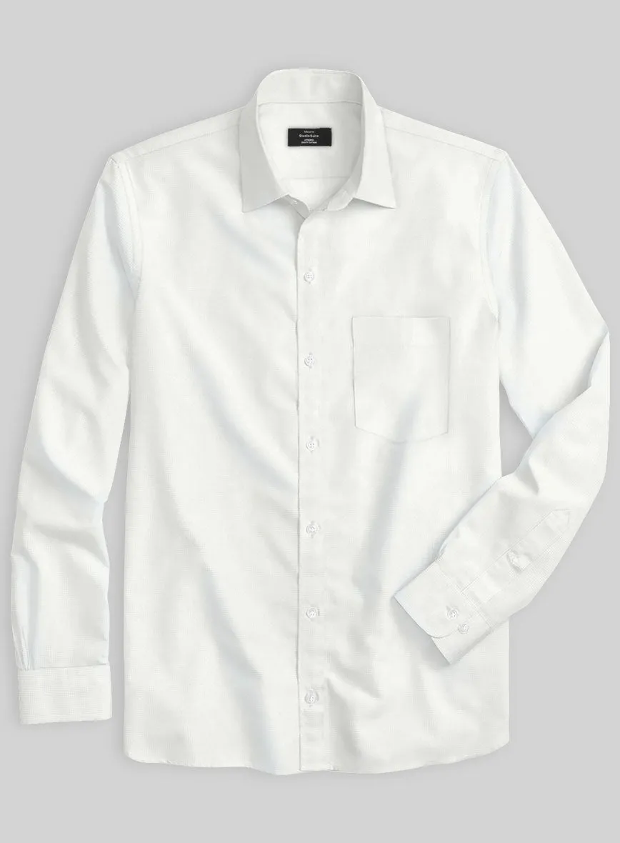 Italian Off White Cotton Shirt