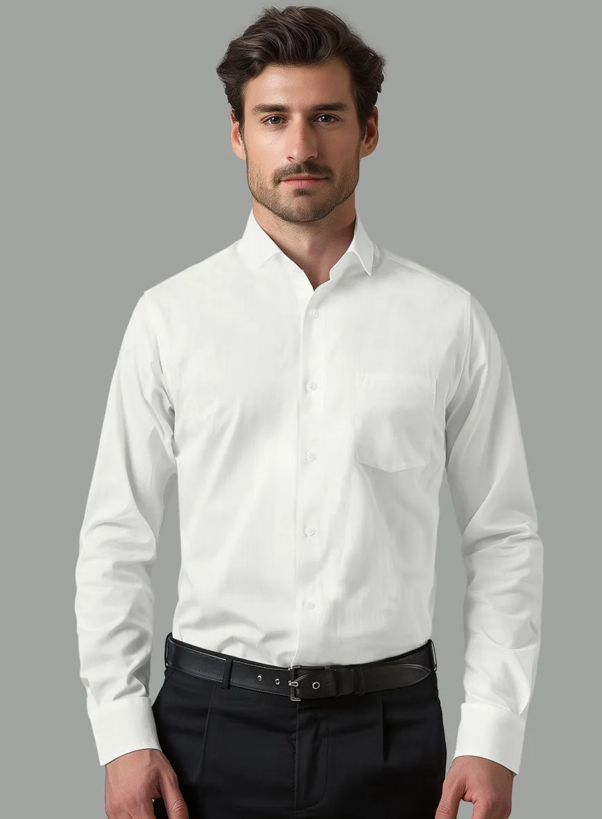 Italian Off White Cotton Shirt