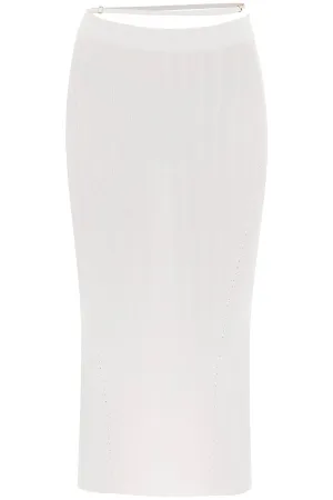 Jacquemus Longuette Skirt In White