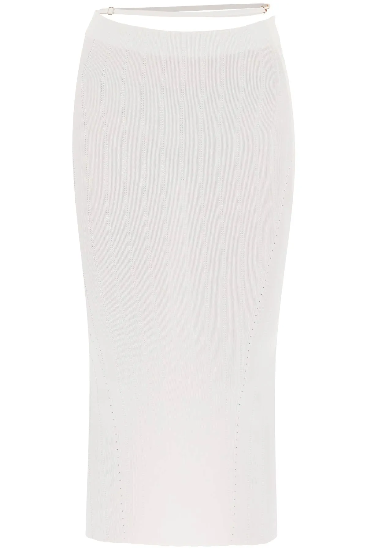 Jacquemus Longuette Skirt In White