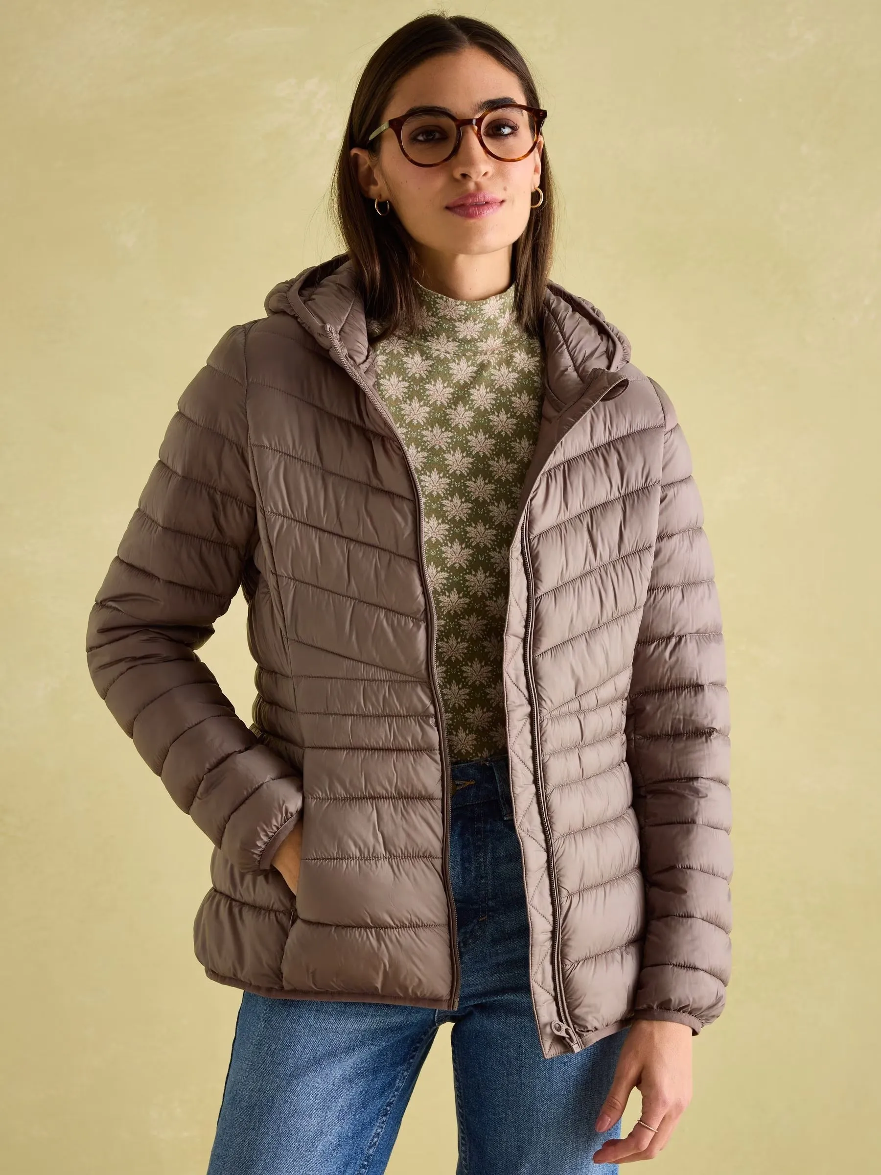 Joules Kenley Showerproof Padded Coat with Hood