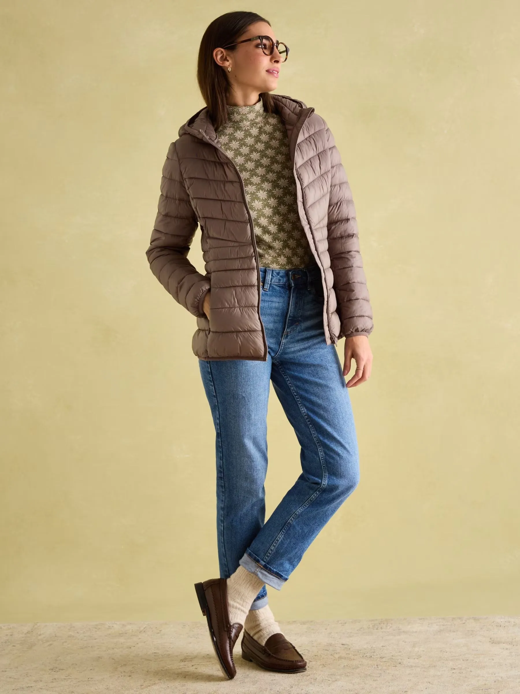 Joules Kenley Showerproof Padded Coat with Hood