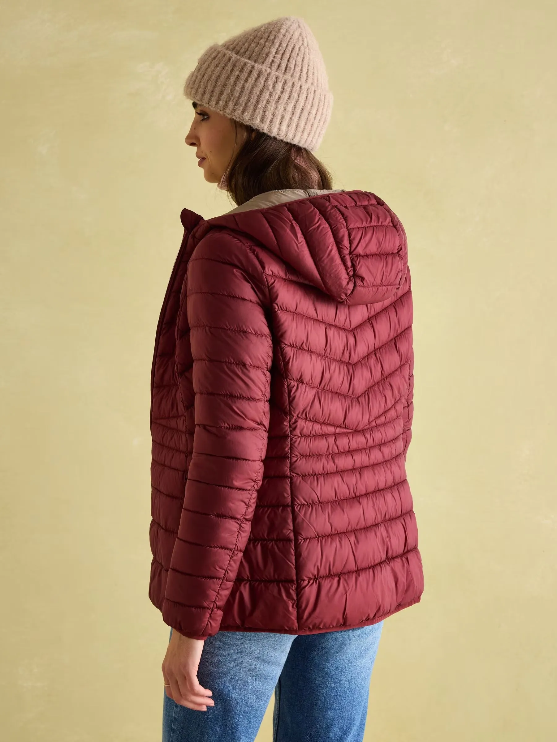 Joules Kenley Showerproof Padded Coat with Hood