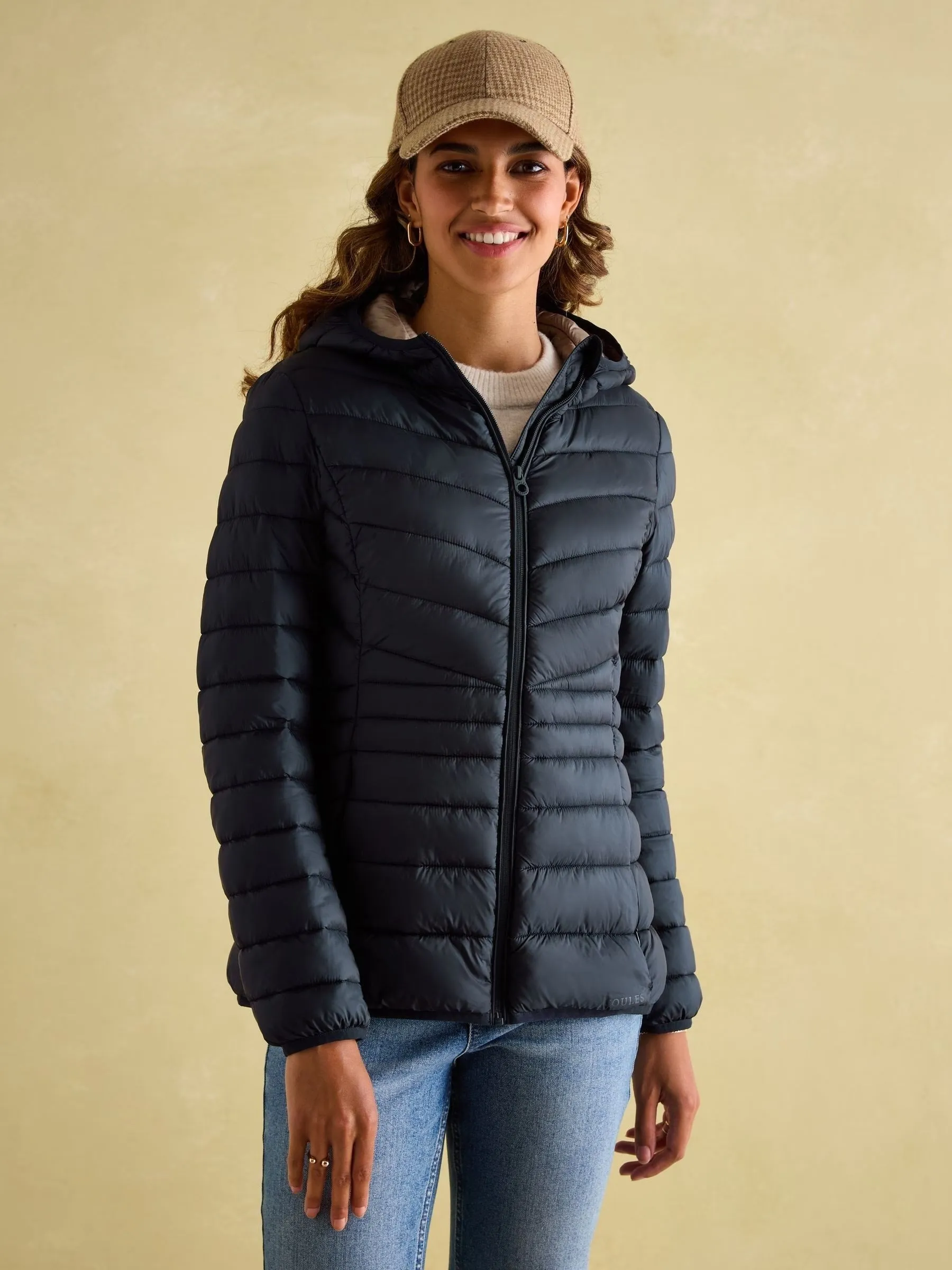 Joules Kenley Showerproof Padded Coat with Hood