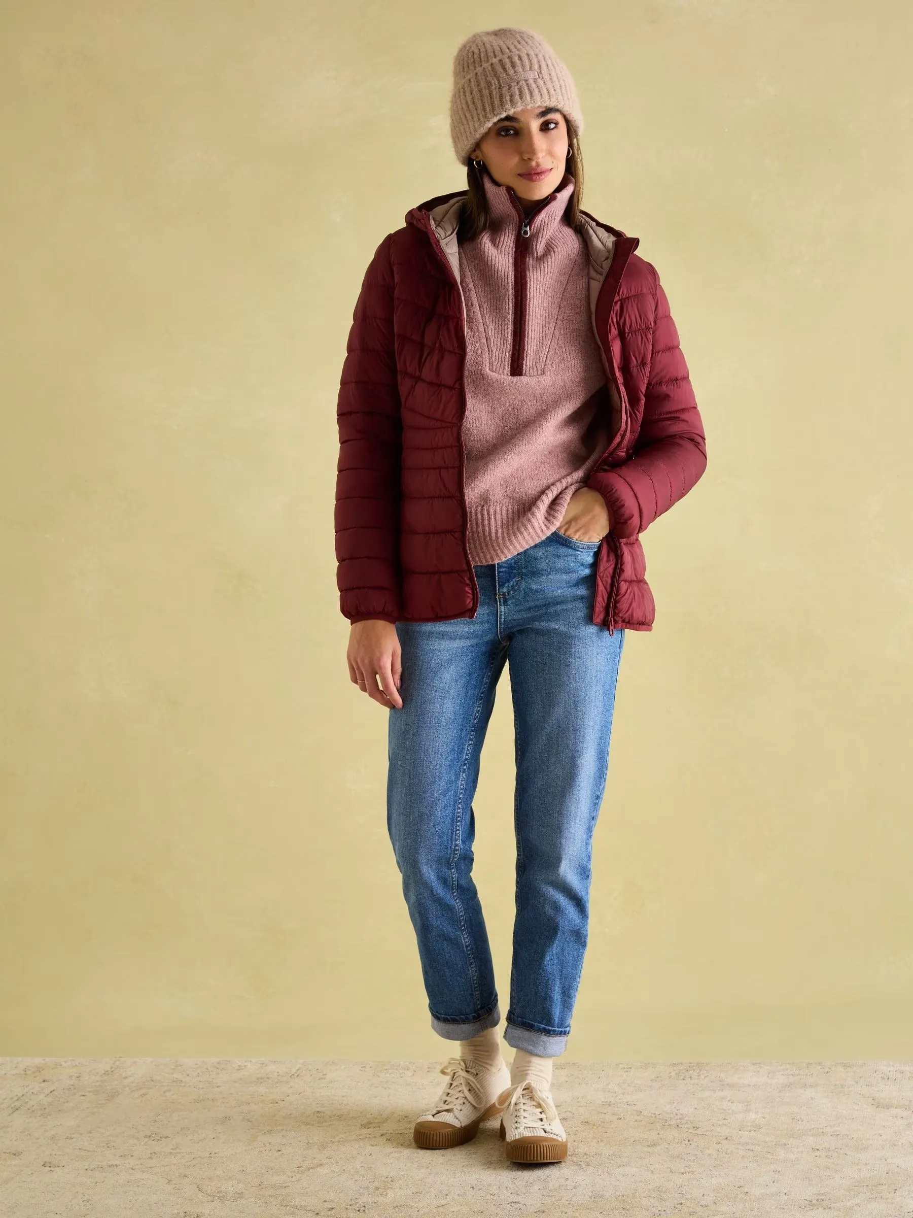 Joules Kenley Showerproof Padded Coat with Hood