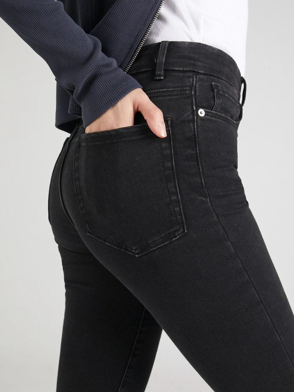 Lindex Clara slim fit jeans, black