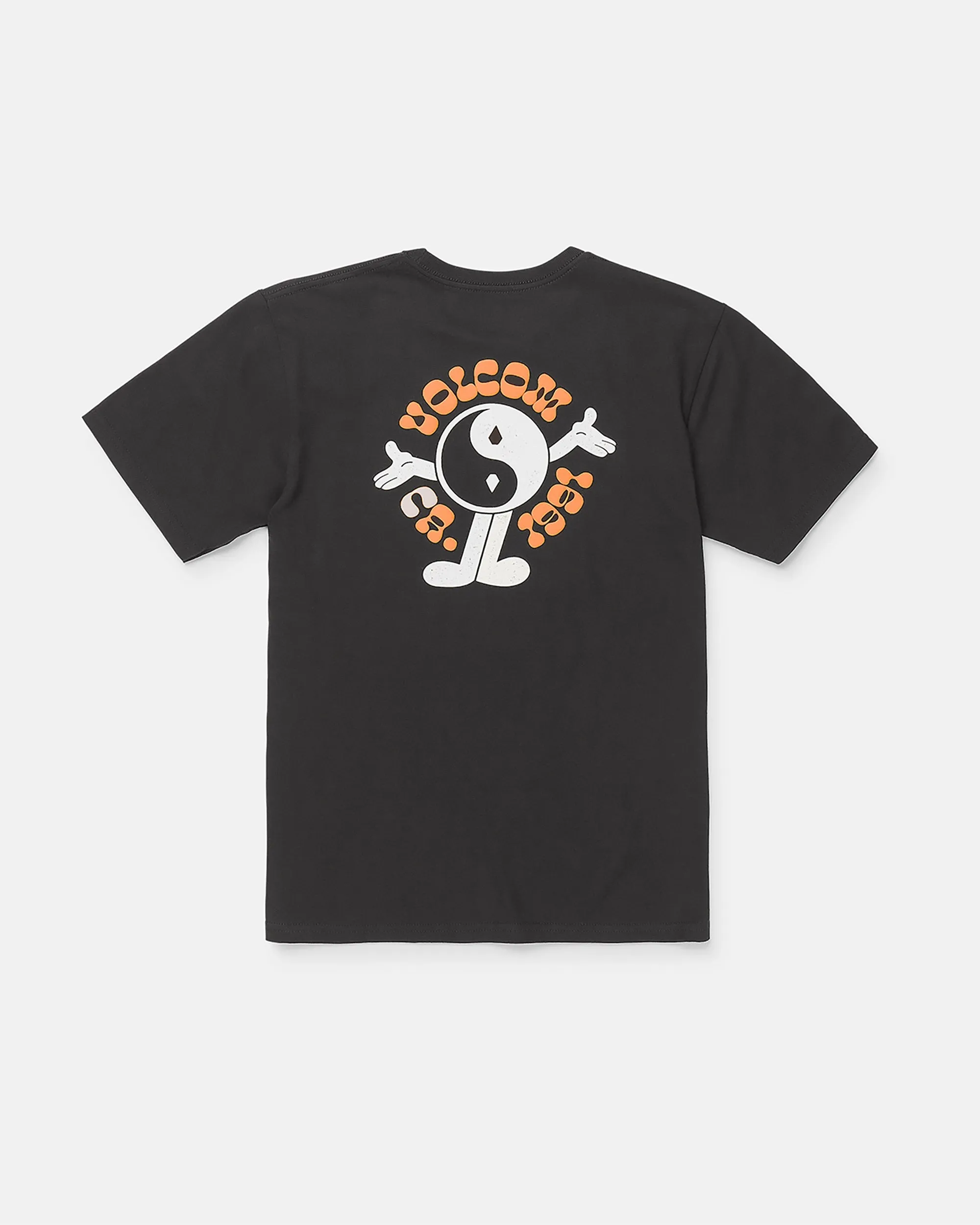 Little Boys Happy Days Short Sleeve Tee - Black
