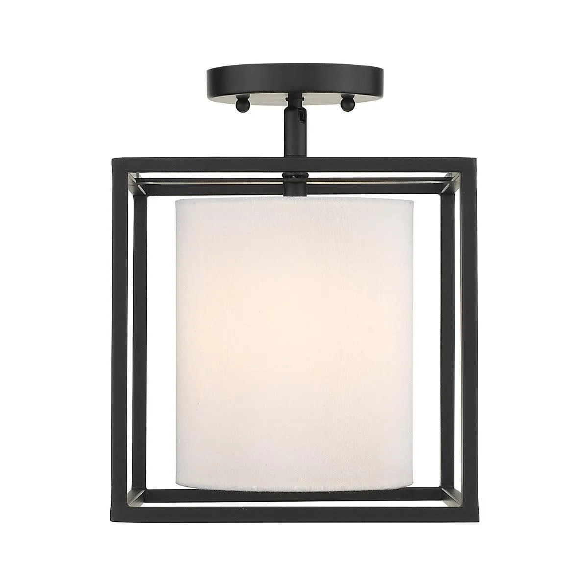 Manhattan 9 in. Pendant Light Black finish