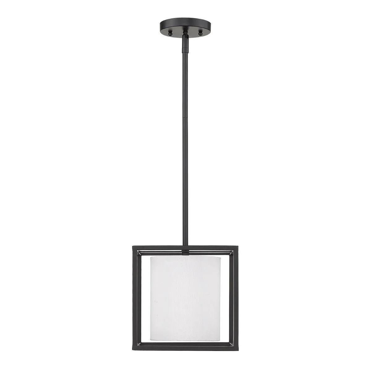 Manhattan 9 in. Pendant Light Black finish