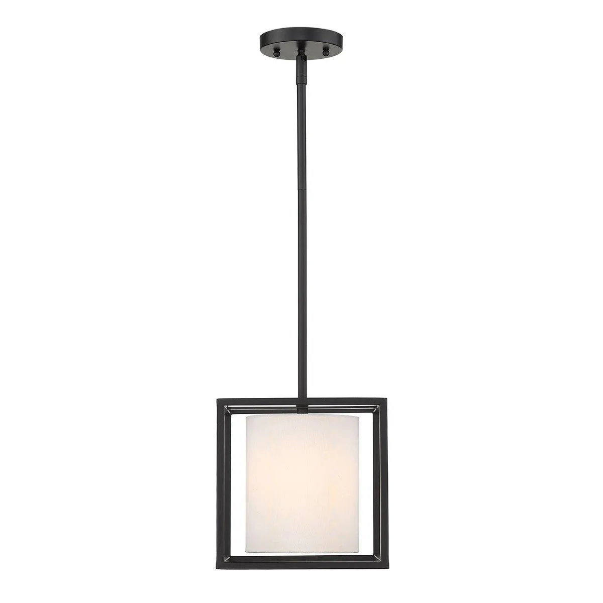 Manhattan 9 in. Pendant Light Black finish