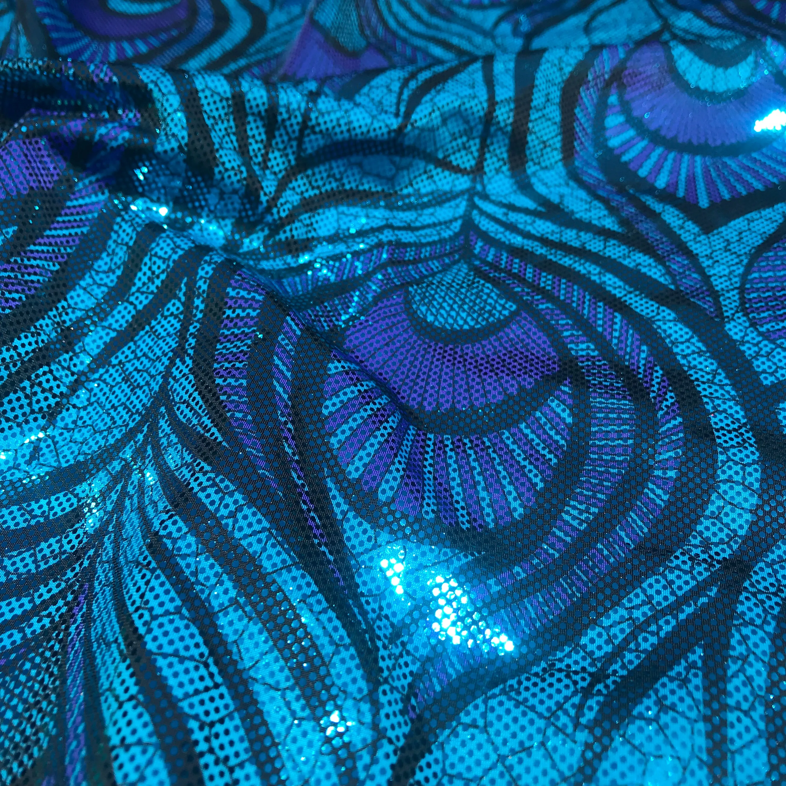 Men's Cosmic Hooded Holographic Tank (More colors and patterns!)