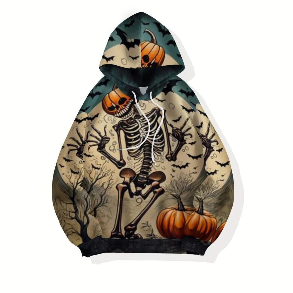 Mens Halloween Skeleton 3D Print Hoodies