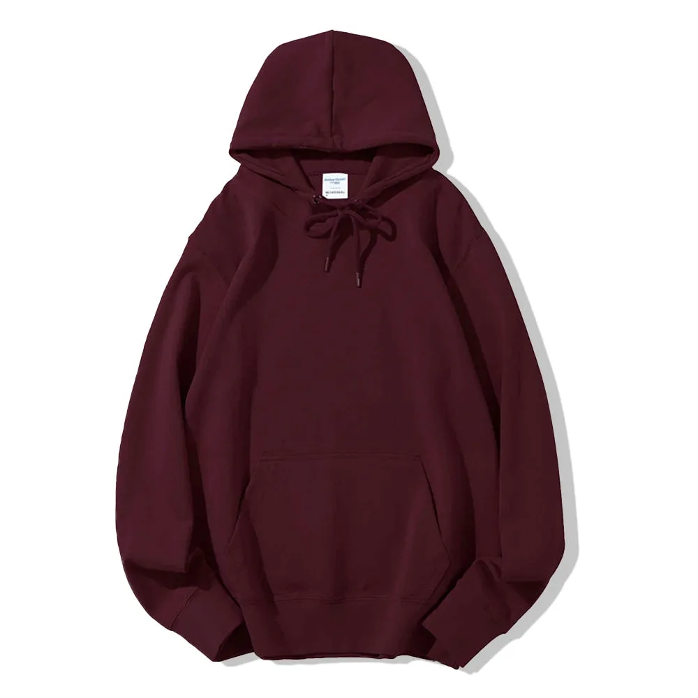 Mens Vintage Darkness Style Print Graphic Pullover With Kangaroo Pocket Hoodies