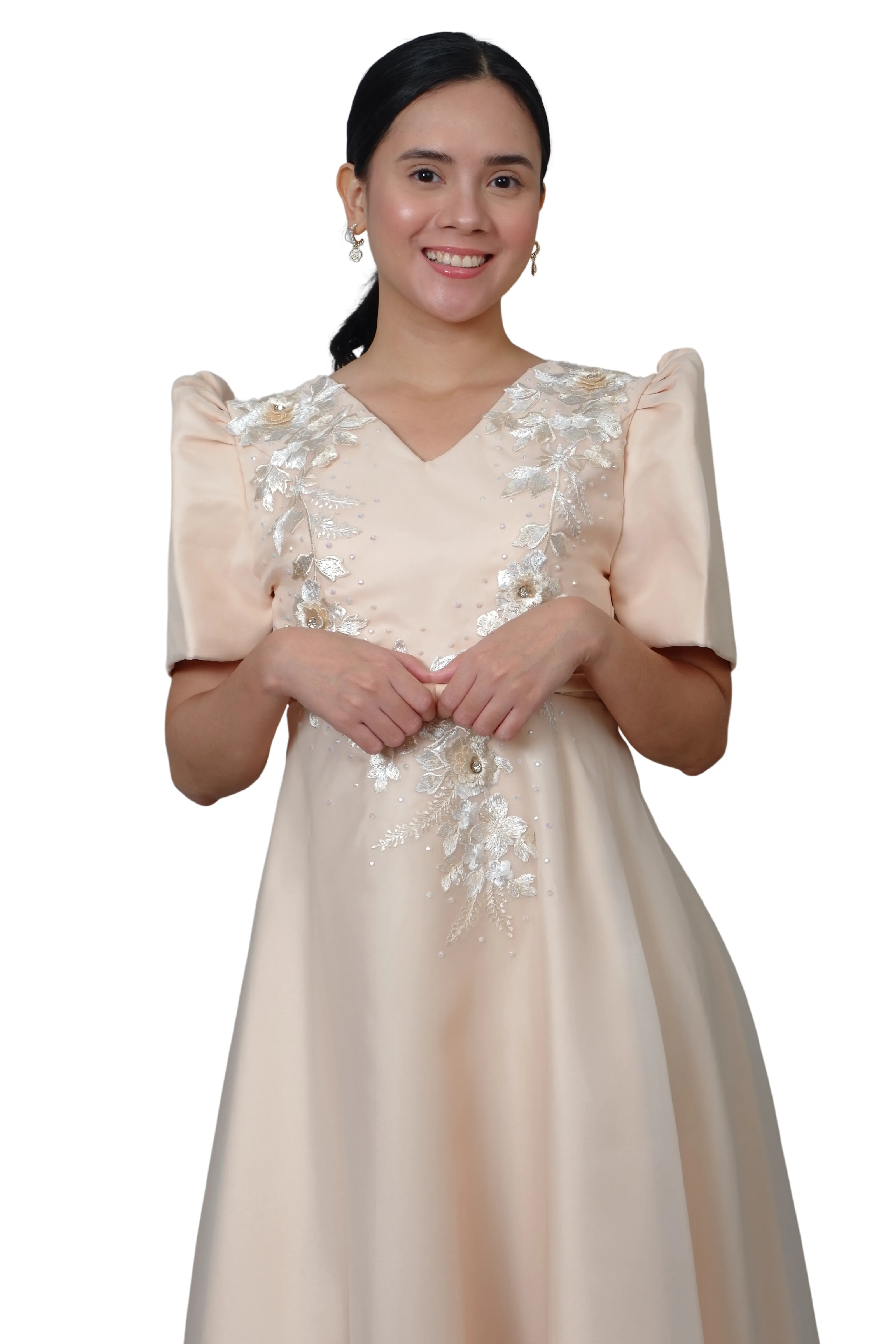 Modern Filipiniana Dress - Jessa JK05