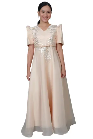 Modern Filipiniana Dress - Jessa JK05