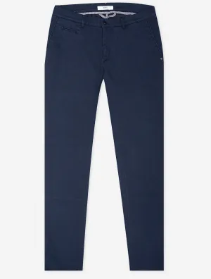 Navy Fabio Cotton Trousers