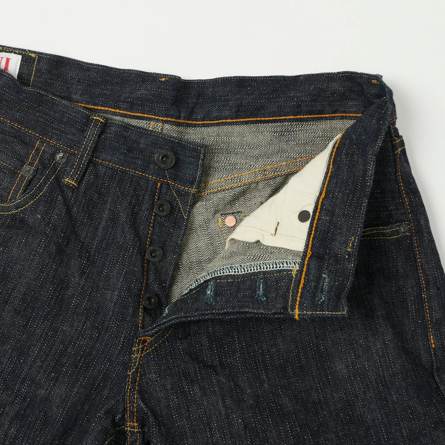 ONI 622-Kihannen 16oz 'Green Cast' Relaxed Tapered Jean - One Wash