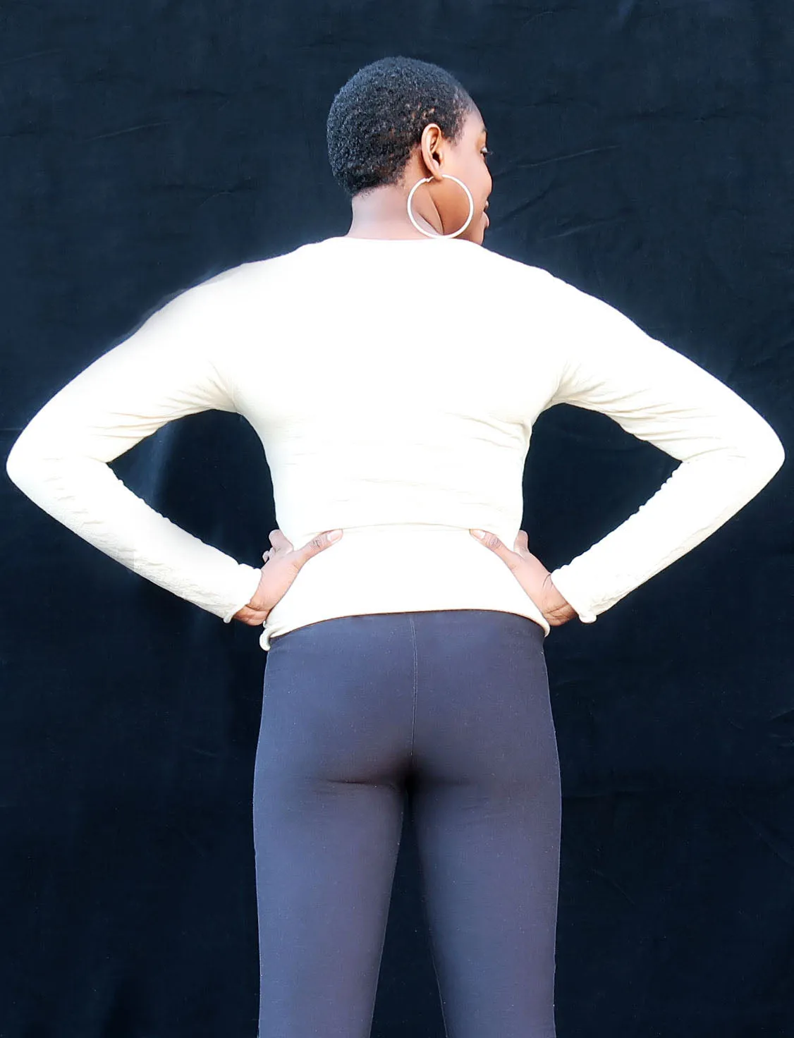 ORGANIC WOOL Simplicity Cropped Shirt