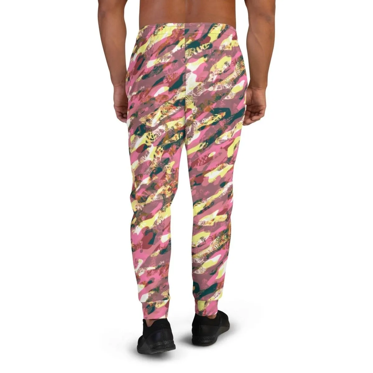 Pink Camouflage Men's Street Joggers