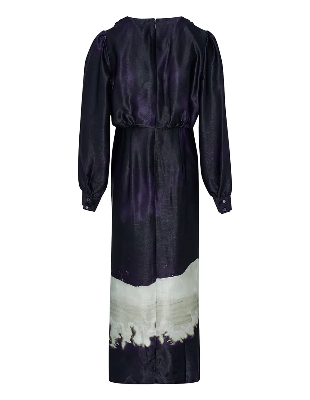 Printed Supple Satin Dress