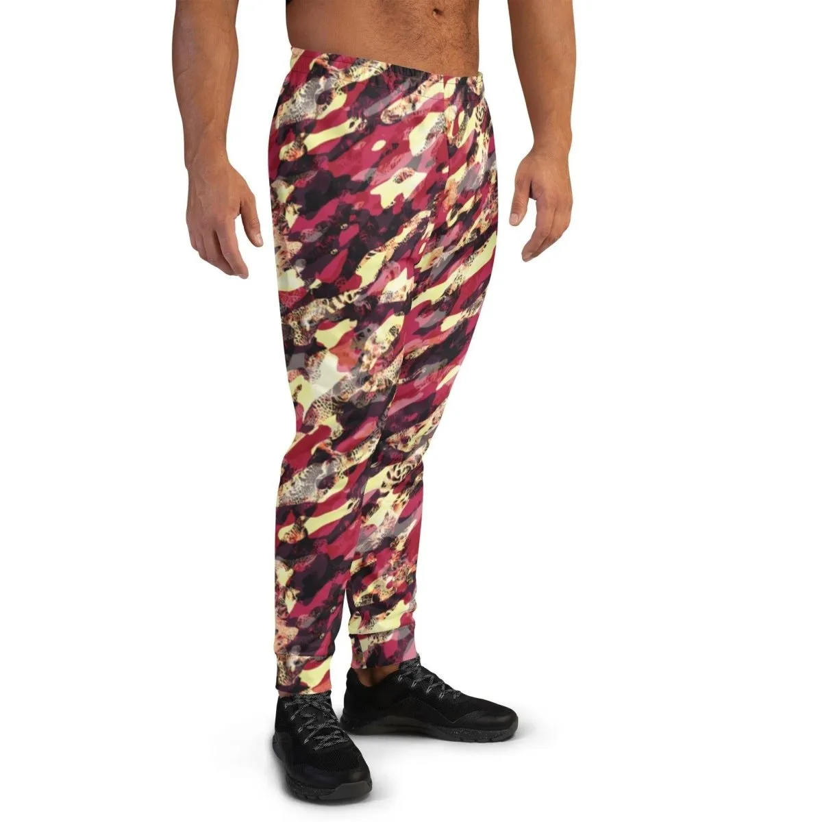 Red Camouflage Men's Street Joggers