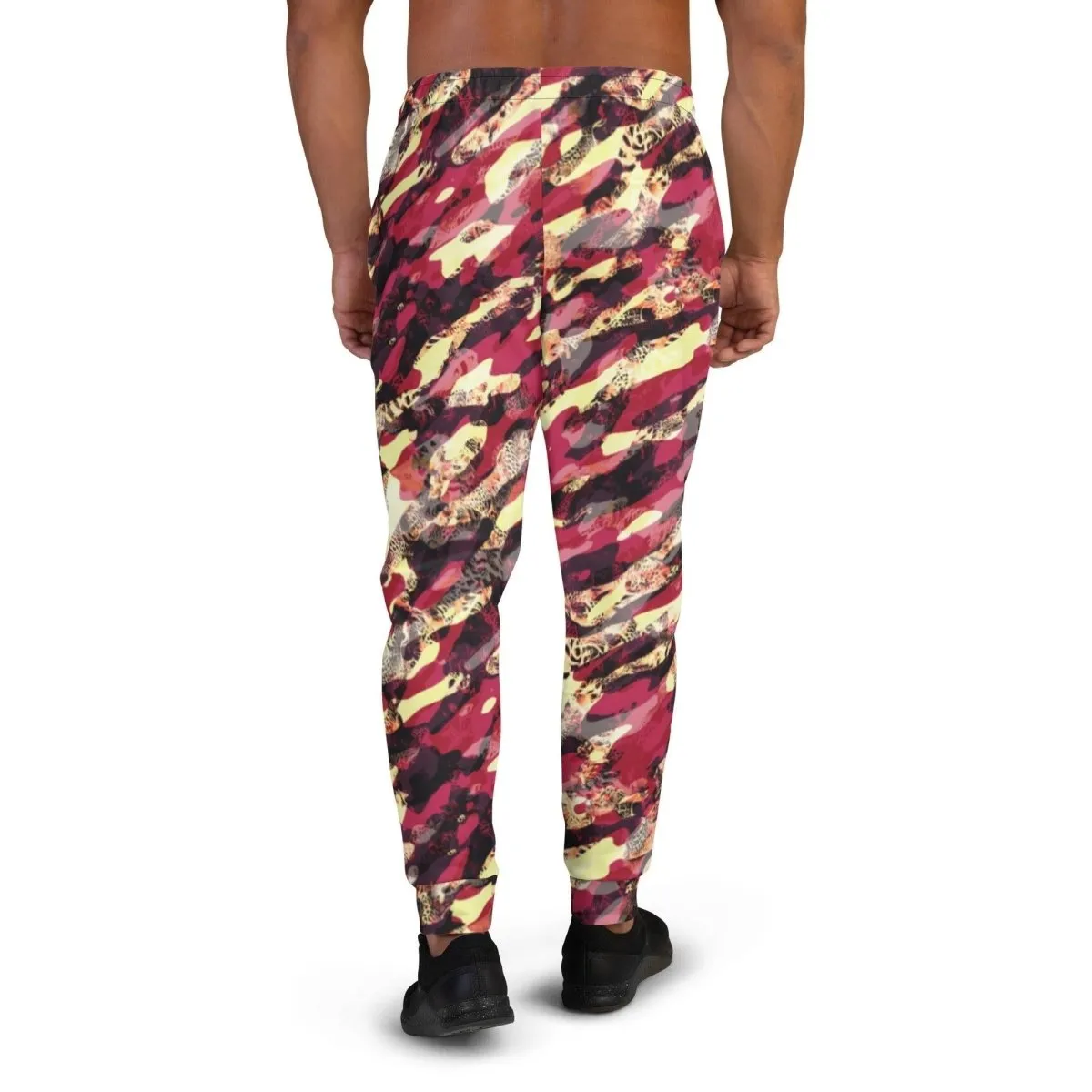 Red Camouflage Men's Street Joggers