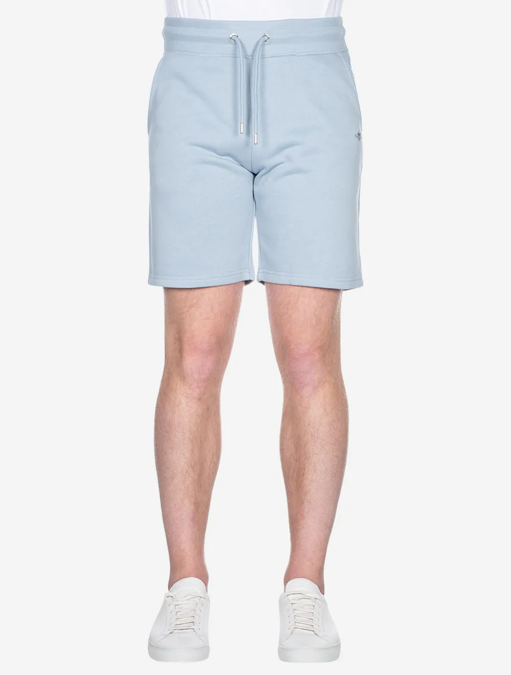 Regular Shield Sweat Shorts Dove Blue