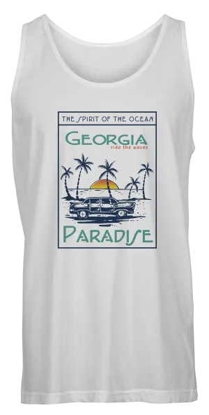 Savannah Georgia Paradise Souvenir Tank T-shirt