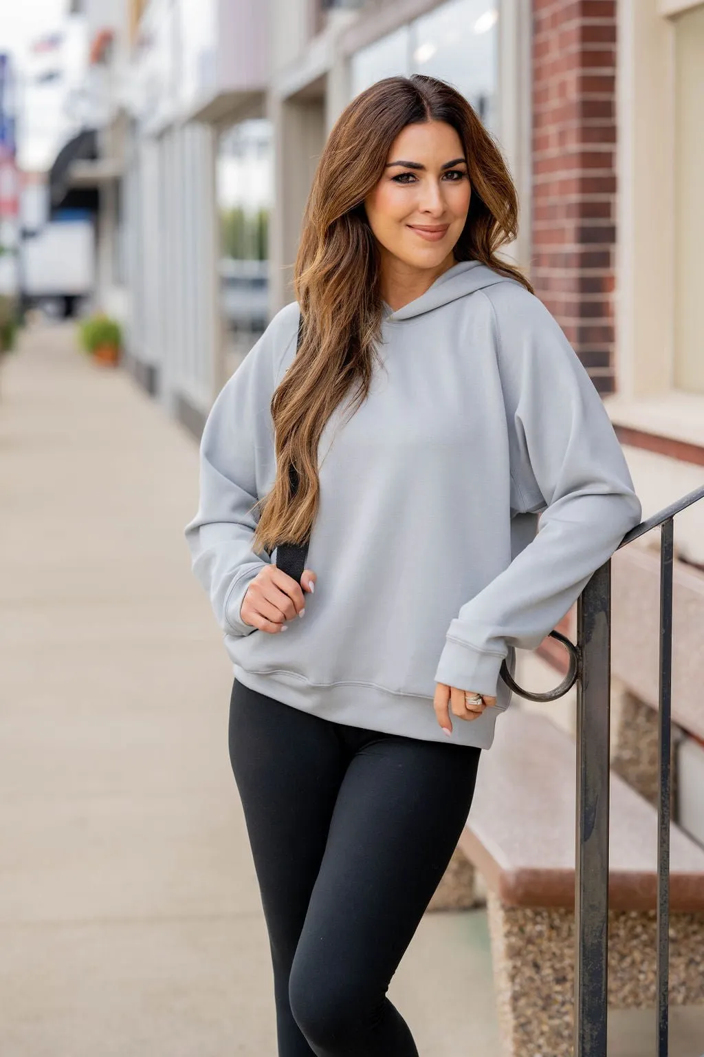Side Pocket Hooded Sweatshirt