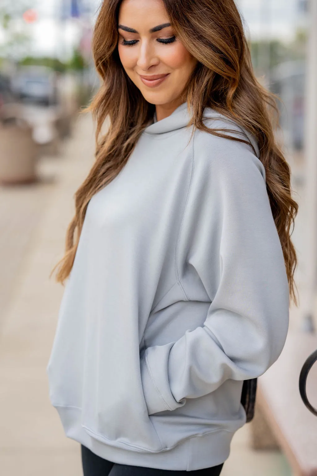 Side Pocket Hooded Sweatshirt