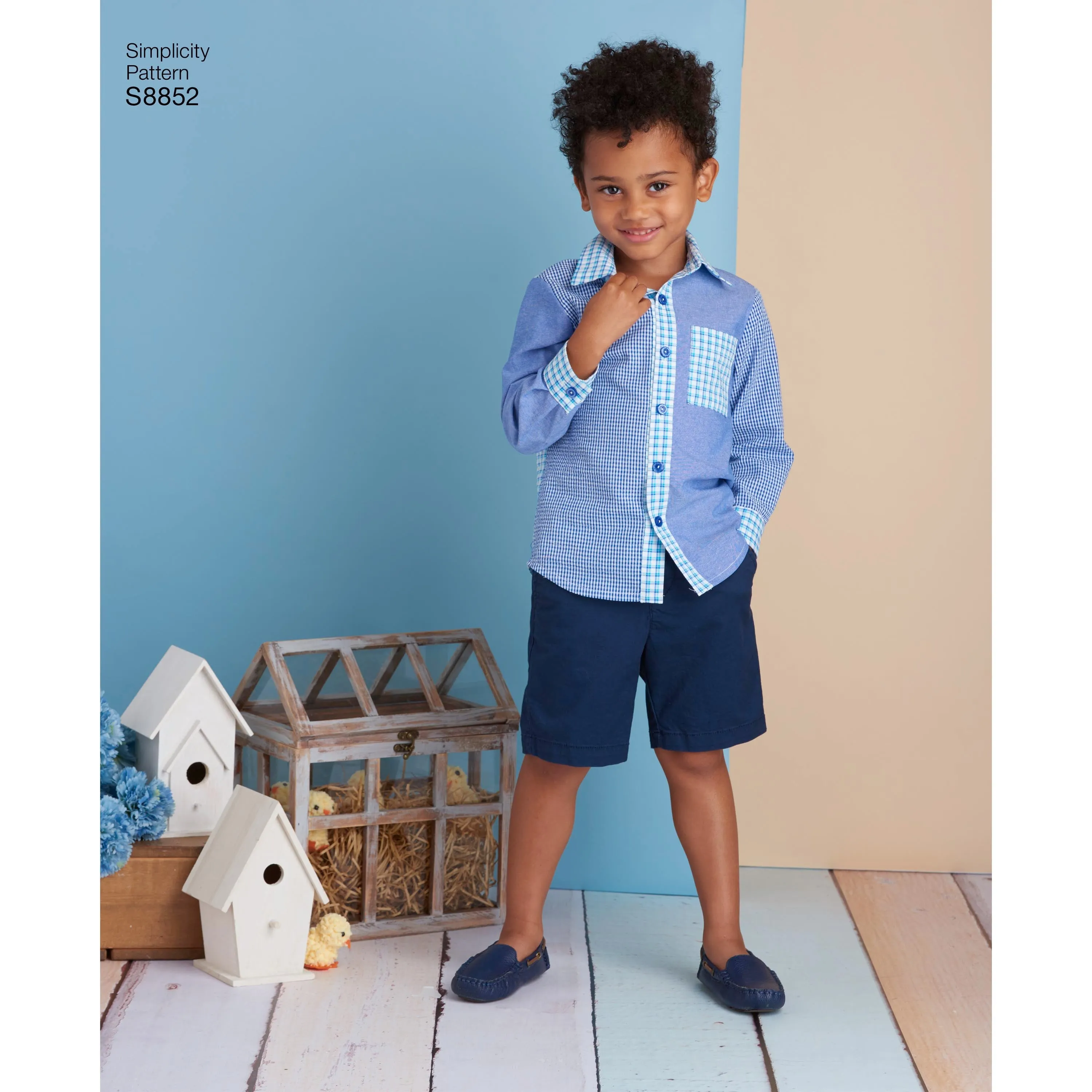 Simplicity Pattern 8852 Child's Dresses and Shirt