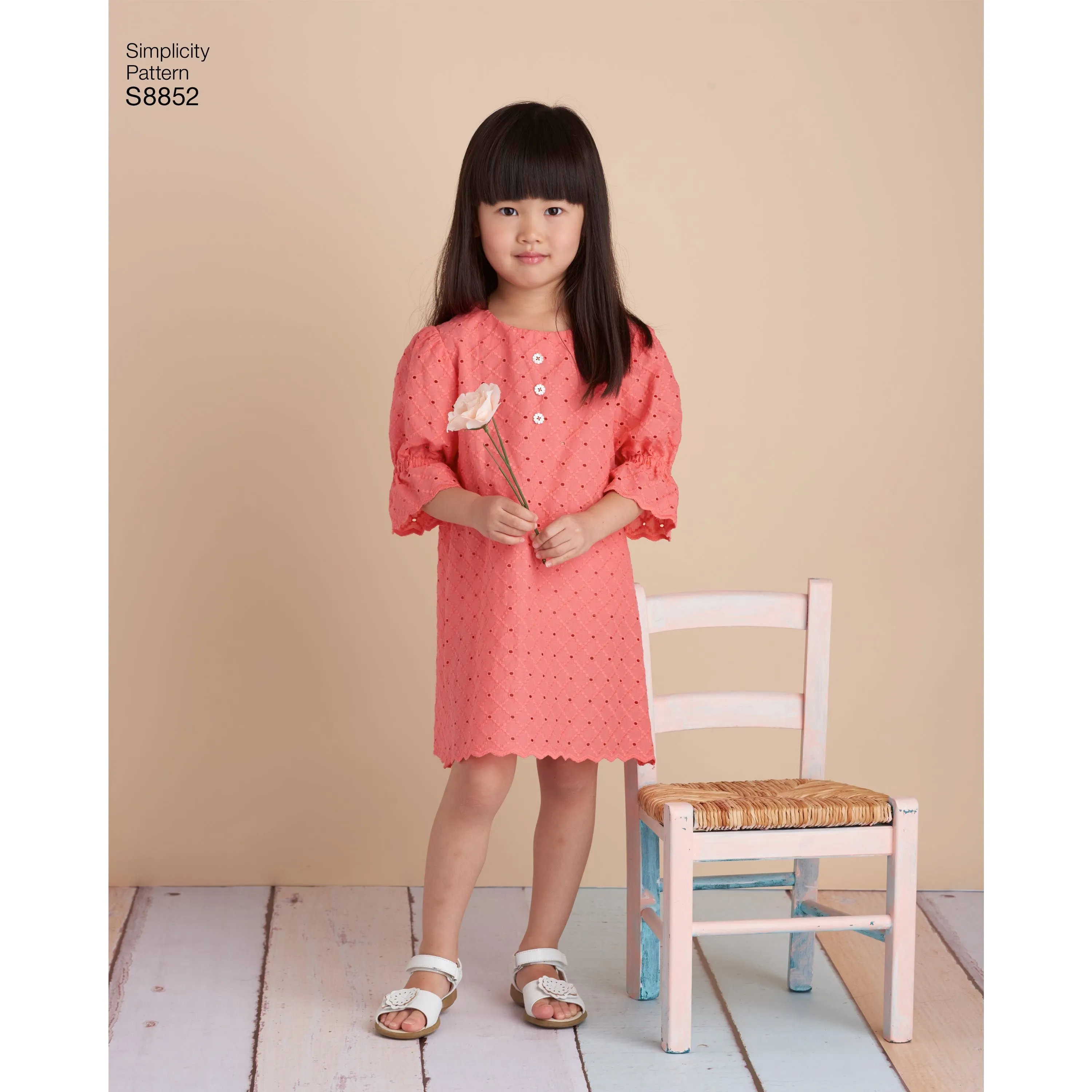 Simplicity Pattern 8852 Child's Dresses and Shirt