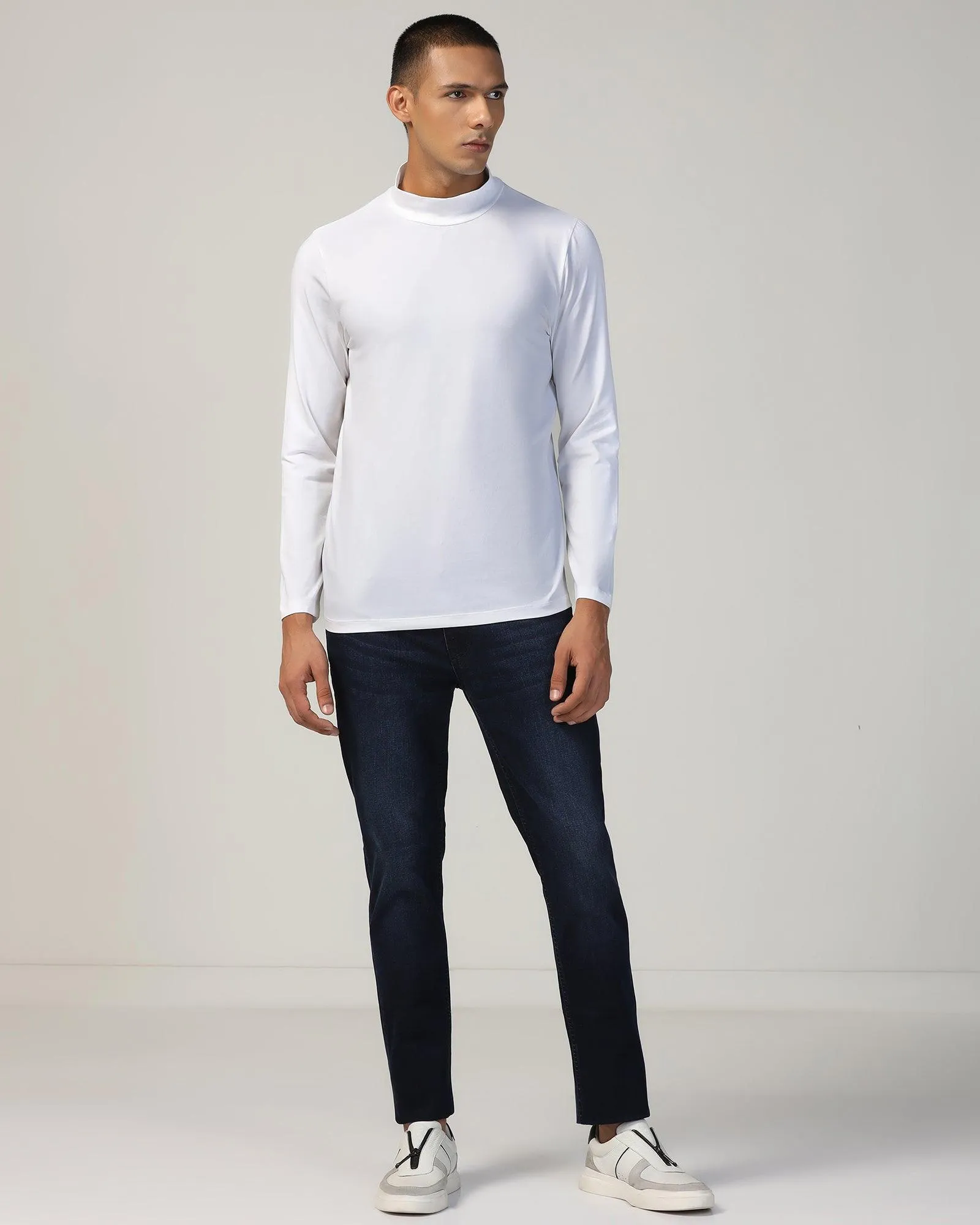 Slim Comfort Buff Fit Indigo Blue Jeans - Kenji