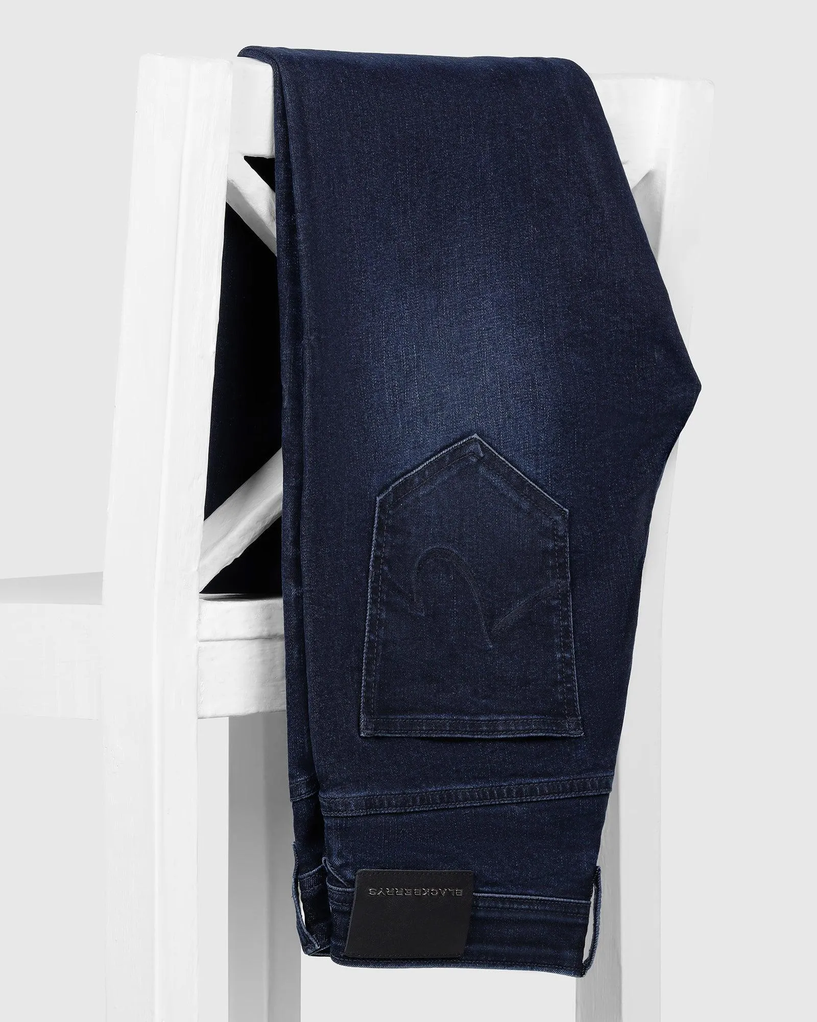 Slim Comfort Buff Fit Indigo Blue Jeans - Kenji