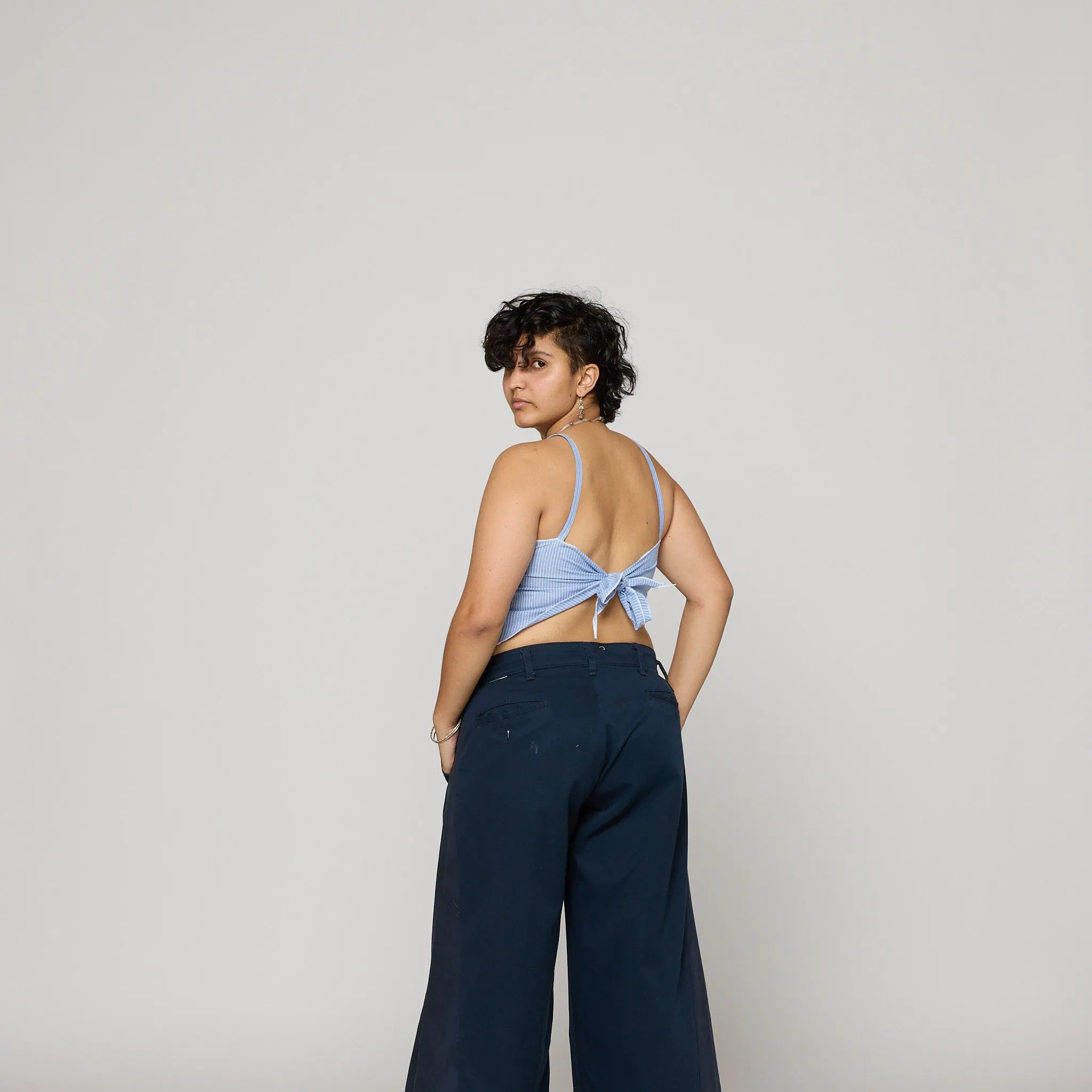 The Oxford Tie Top